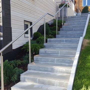 Balcony stair handrail square stainless steel handrail