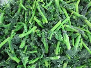 6 ~ 8cm IQF Healthy Fresh Frozen Vegetables / Frozen rape f