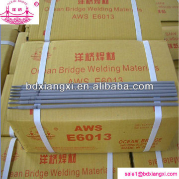 Exothermic weld materials welding electrode rod aws E6013