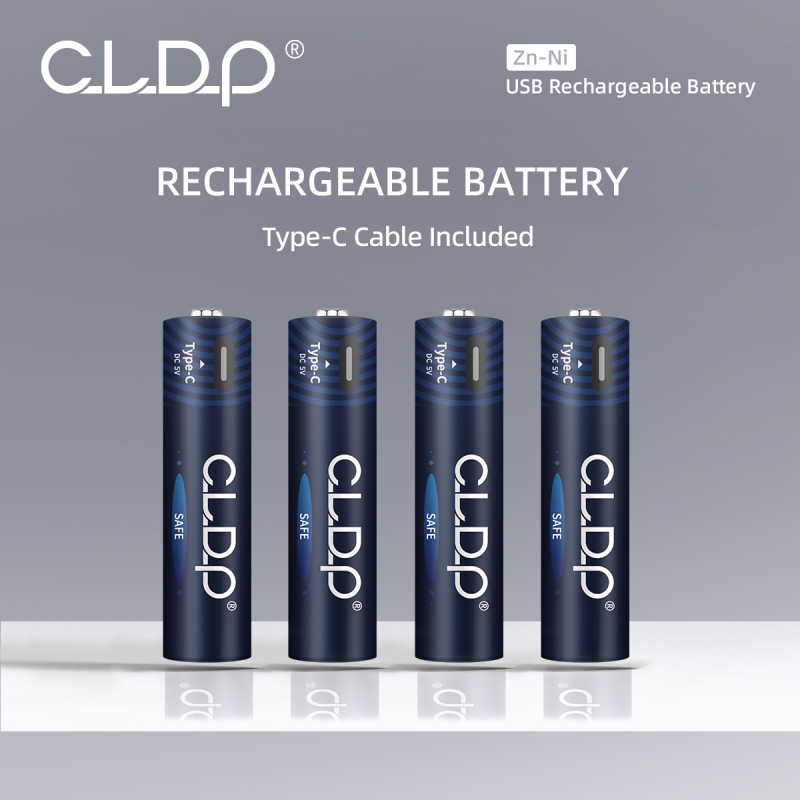 Blister card CLDP 1.6V AAA 500mWh Ni-Zn rechargeable battery
