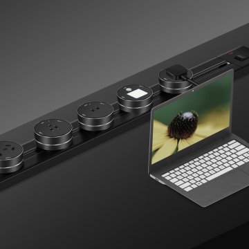 WiFi WiFi Tuya USB Power Track Socket Rail pour la table de table murale de la maison