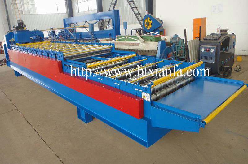 cold roll forming machine for steel roof
