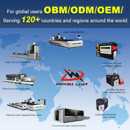 Dowell Raycus IPG Fiber Laser Cutting Machines - 6kw to 30kw