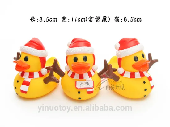 children Chirstmas gift baby bath toy Plastic snowman bath duck