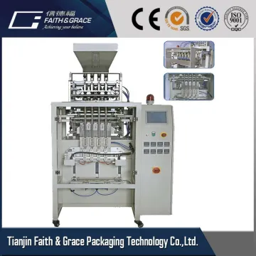DXDK-160 coffee bar club type muti-lines pillow sealing packaging machine
