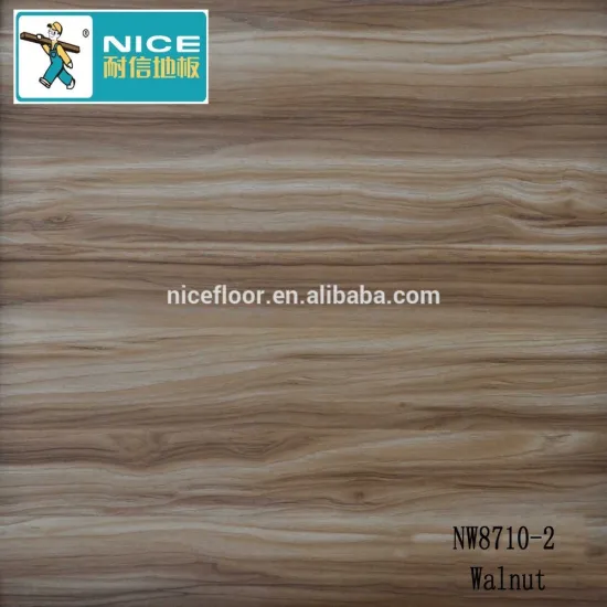 Walnut Laminate wood flooring HDF core engineered wood floors