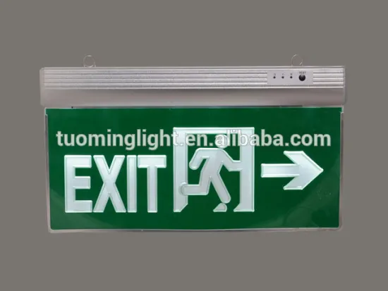 wall mounted recharge fire emergency led exit sign lamp