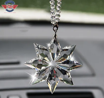 Transparent Crystal Snowflake Suncatcher - Christmas Gifts and Car Pendant