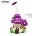 3D Cartoon Dab Rigs with mushroom house