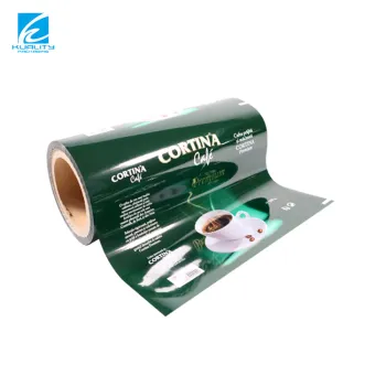 Custom Printed Laminated Plastic Aluminum Foil Instant Coffee Packaging Roll Film