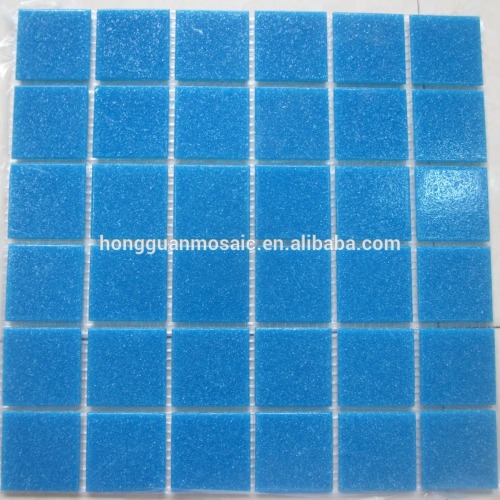 Garden mosaic tile flooring glass tile with paper-faced thickness 6 mm glass mosaic tile