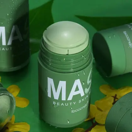 Green Tea Oil Control Cleanser Mask Deep Cleanser and Remove Pores Moisturizer Blackheads Daub Shrink Type Acne J5U7