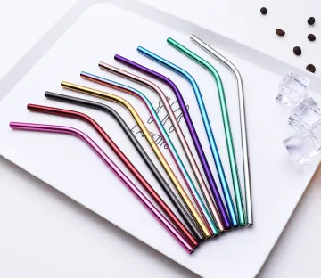 Stainless Steel Drinking Straws With Brush