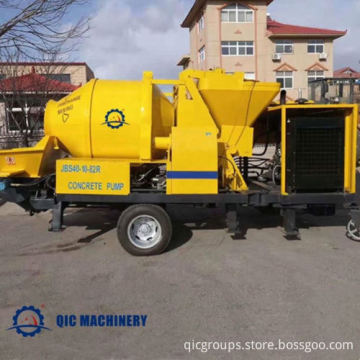 Portable Electric Small Diesel Hose Concrete Mixer Pump - QIC Tractor Mini Truck Machines