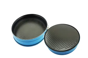 Round Carbon Steel Cake Pan with Detachable Bottom