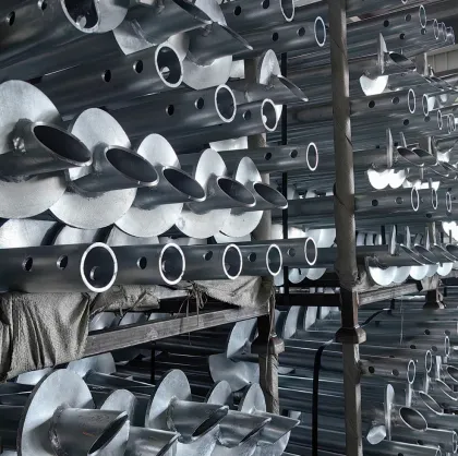 Pilotes Helicoidales Para Soportes Para Tuberías