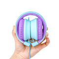 Headphone kabel anak -anak dilipat dan tahan lama