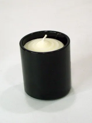 Cylinder green gift Christmas candle decorations