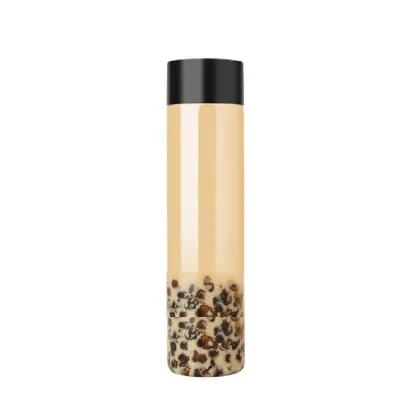 Custom Printed OEM 750ml PET Beverage Bottles for Juice - 10oz, 16oz Round VOSS Bottles