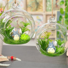 3" Hanging Glass Globe Ball Candle Holders Plant Glass Terrariums