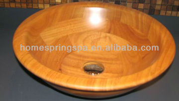 cedar wood sink