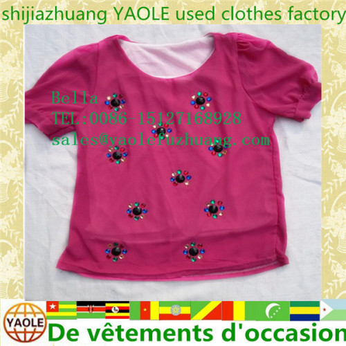 Clean 40kg/bale, 95kg/bale Used Clothing Sell Used Clothes Bulk, High