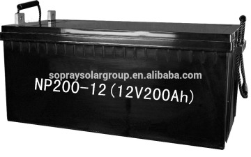 Factory price 12v 200ah 12v 120ah rechargeable lead acid battery