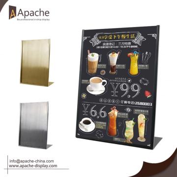 Stojak Promocyjny sprzedaży Metal Counter Menu