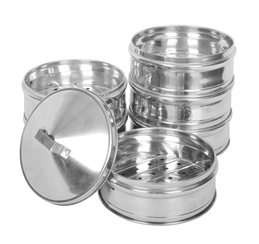 Stainless steel steamer for steaming dumplings