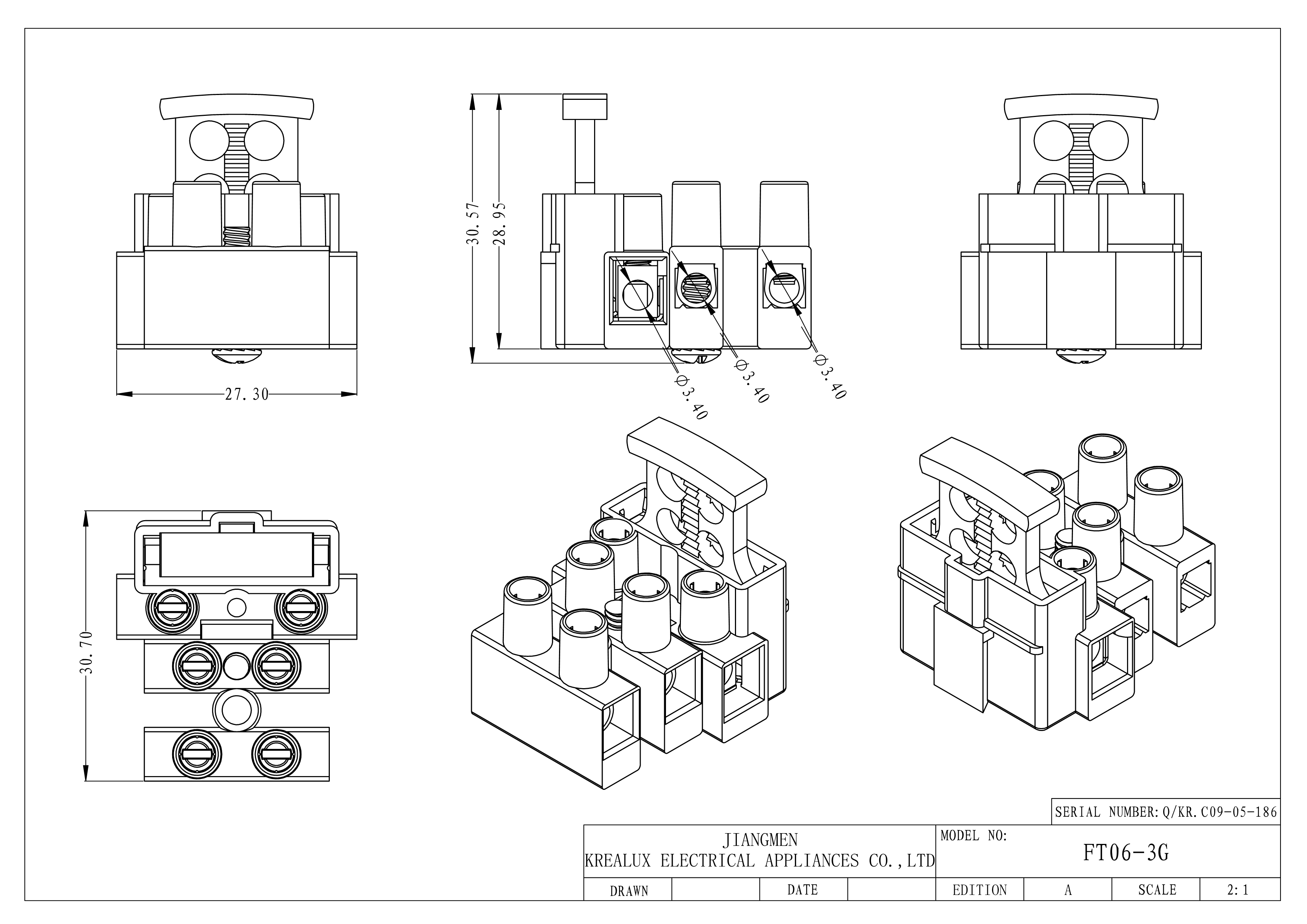 Terminal Blocks With Fused Grounding Screw