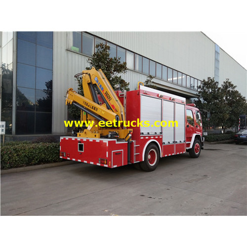 ISUZU 6000L Fire Trucks with Cranes