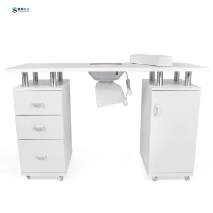 White Nail Salon Furniture & Manicure Tables at Competitive Prices