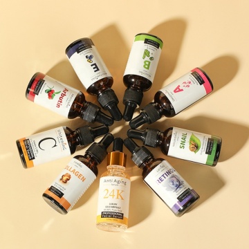 Heißverkäufe: 30 ml Gesichtshautpflege Serum - Whitening, Feuchtigkeitsfeuchtigkeit, Anti -Aging, Kollagen, Vitamin C &amp; Retinol