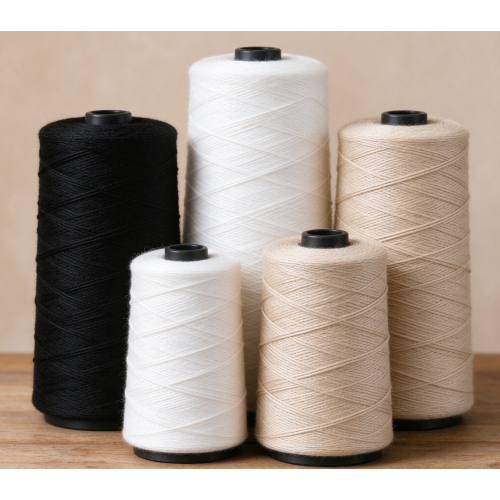 Fio de fibra mista de viscose de poliéster reciclado macio