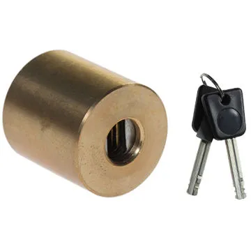 Top security brass vehicle lock cylinder with disc key system offset lock, customized lock accepted