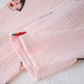 Kadın pijama ev setleri çizgi film baskısı pamuk pijamaları