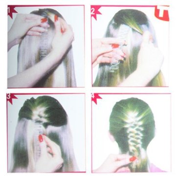 Fashion Hair Braider Tool Roller With Magic hair Twist Styling Bun Maker
