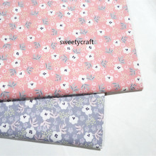 Flower Twill Cotton Fabrics DIY Patchwork Quilting Sewing Craft Pillows Baby Dress Home Bedding Decoration Teido Tissus Clothes