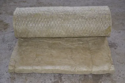 Fireproof Rockwool Insulation Blanket With Wire Mesh Custom