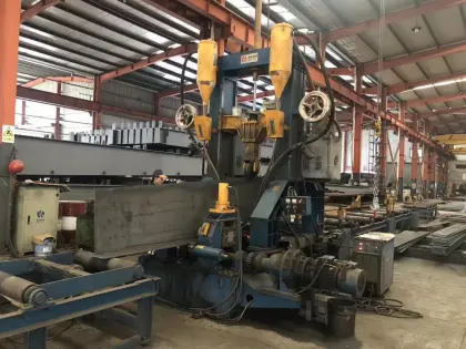 Automatic Integrated h beam welding assembly machine