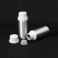 portable small aluminum bottle refillable with cap