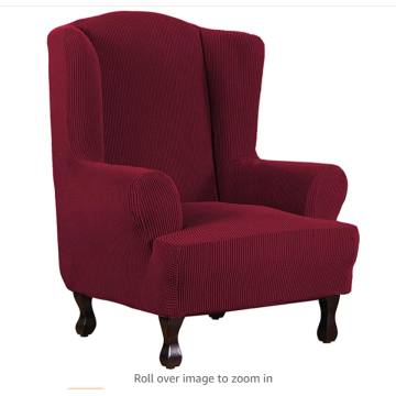 ECO Friendly Wingback Chair Slipcover