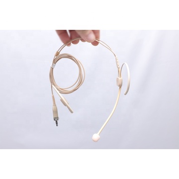 Professional Beige Headworn Mic for Church Karaoke Meetings