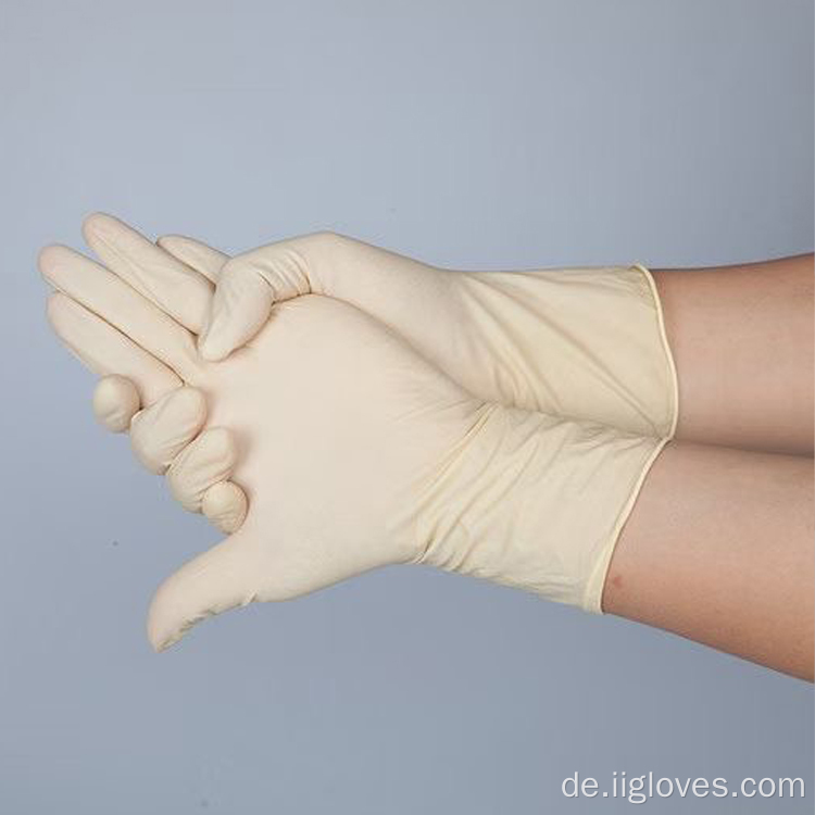 Medizinische nicht sterile Einwegpulver-Latexhandschuhe