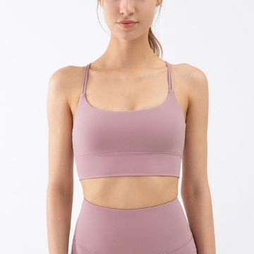 yoga top with built in bra