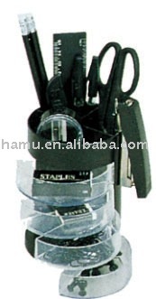 Black Plastic Multi-functional Desk Organizer For Office