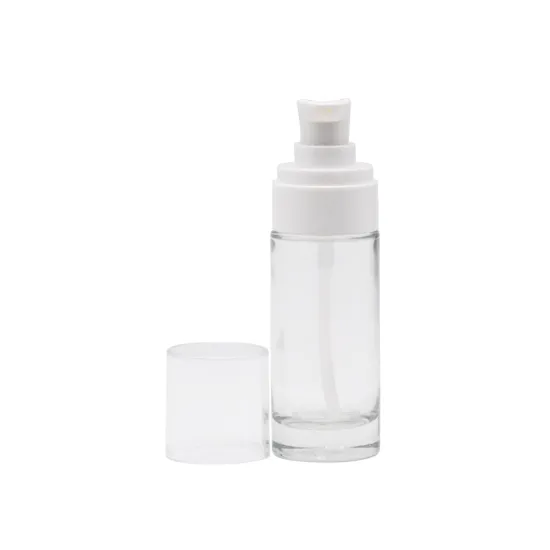 Transparent Empty 20ml Glass Lotion Bottle