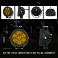 Motorcycle LED 60W Waterproof Fog Light