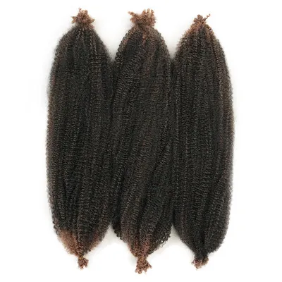 Xin Si afro twist braid crochet spring hair marley afro kinky twist braid