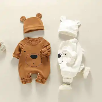 Cute Fashion Cartoon Baby Girl Sweater Romper Set